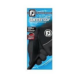 FootJoy Men\'s WinterSof Pair Golf Glove Black X-Large, Pair