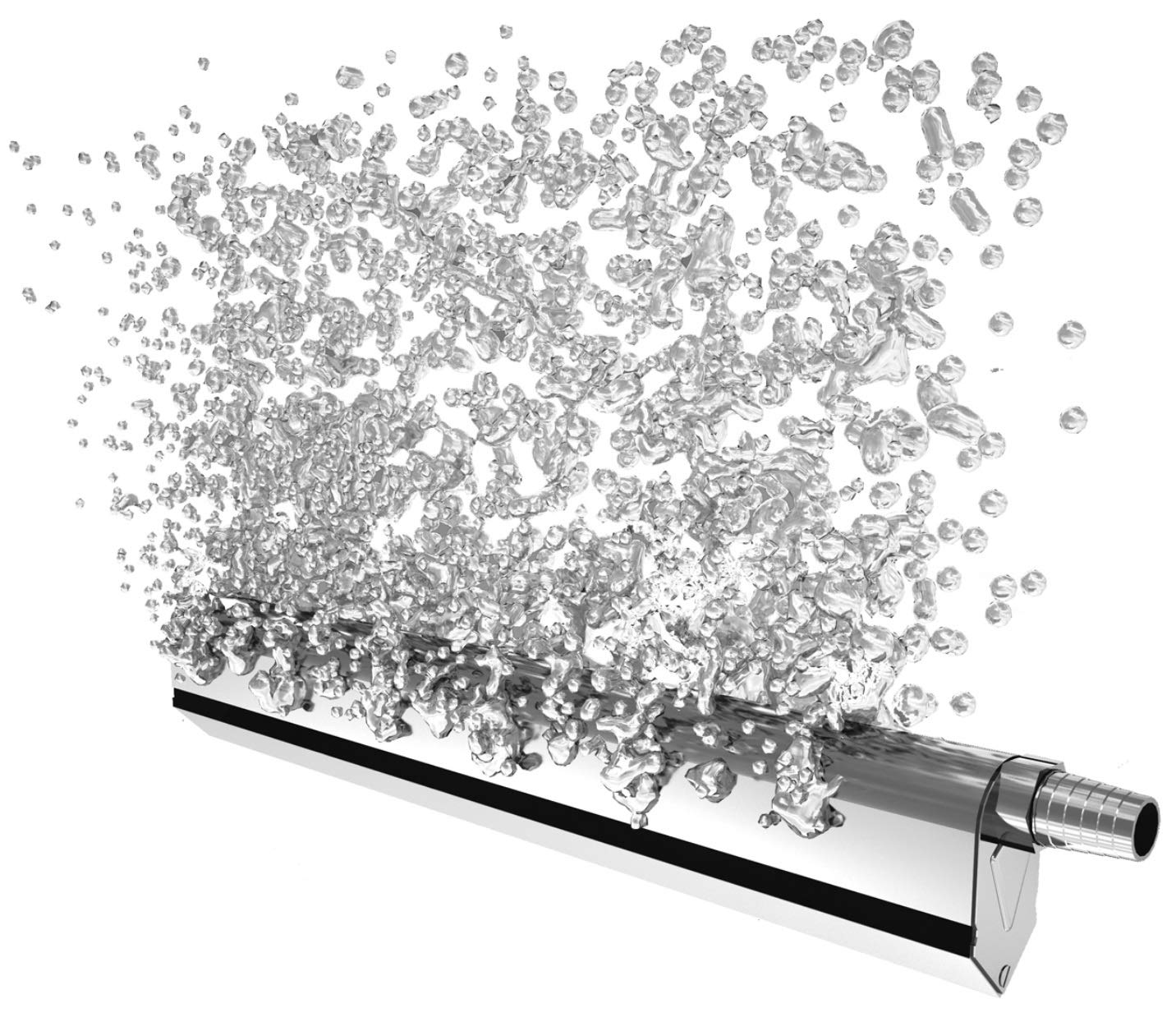 WBCB304-12 Diffuseur d'air SSI à large bande en acier inoxydable 304 30,5 cm