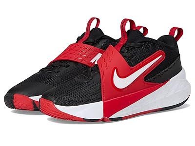 Nike Kids Team Hustle D 12 (Little Kid) Kids Shoes Black/White/University Red : 2.5 Little Kid M, Textile