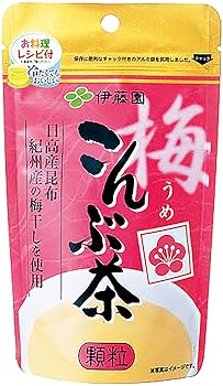 Amazon.co.jp: 伊藤園 梅こんぶ茶 55g (チャック付き袋タイプ