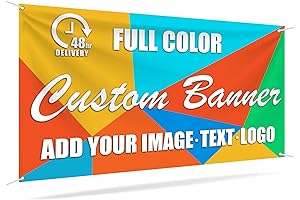 Customized Vinyl Banners and DIY Signage with Personalized Photos, Logos, or Custom Text