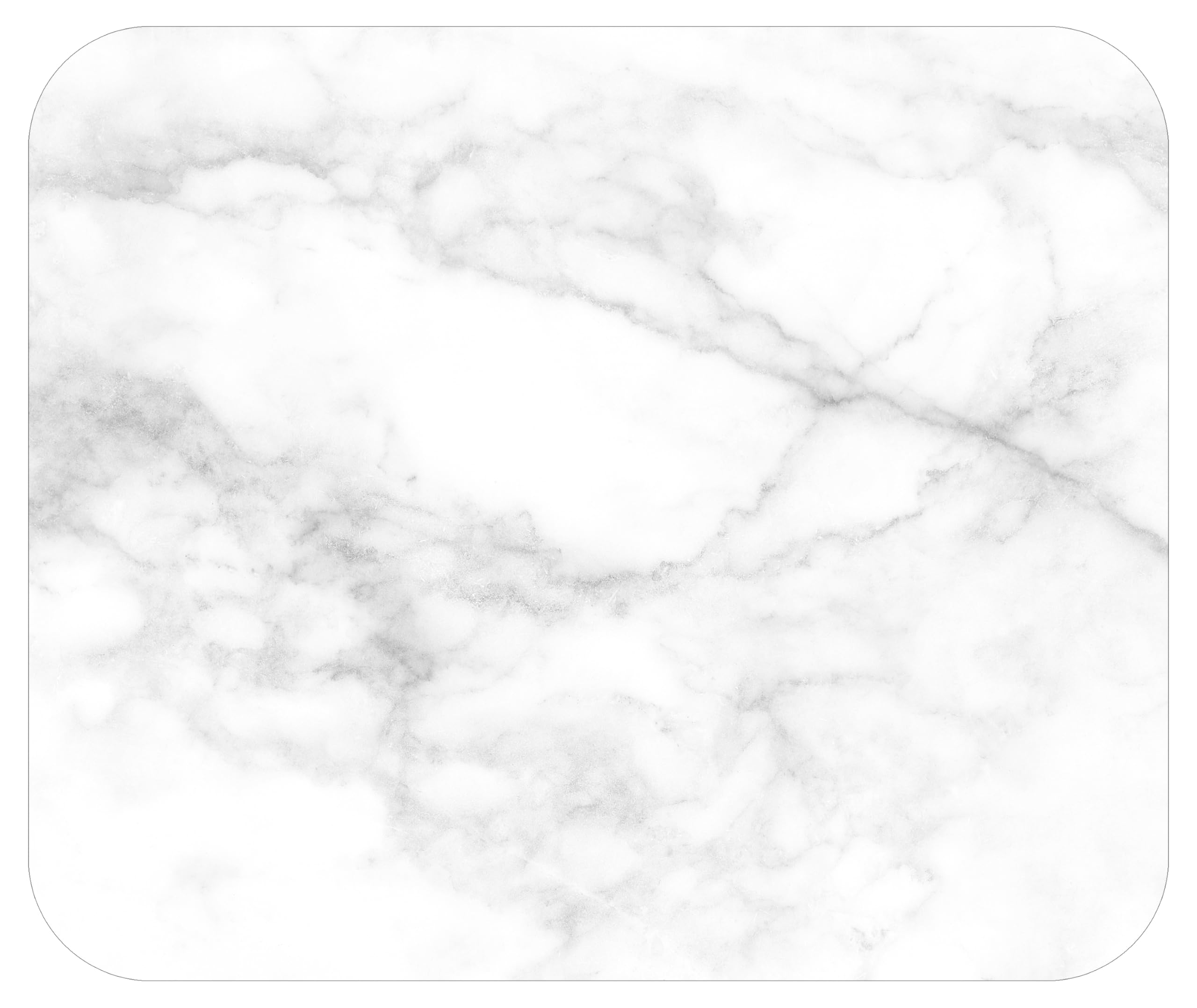 White Marbled Agate Mouse Pad Mat Mousepad for Desk Computer Laptop PC Gaming Home or Office Gift Marble (White Marble MP31)