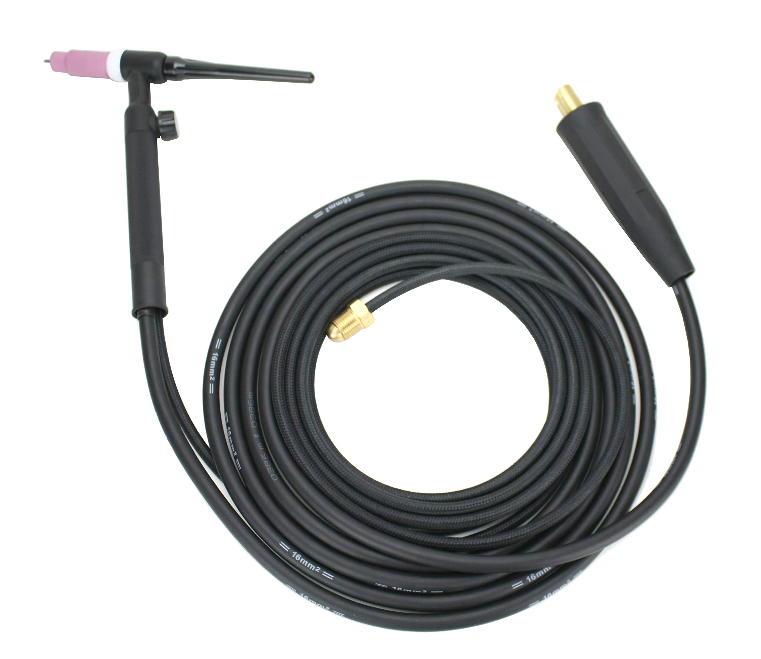 SÜA - 17V Series - 150 Amp - Air Cooled - TIG Torch with Valve - 12.5 feet 2-Piece Cable - LC40 Connector