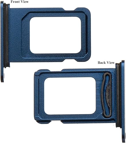 Miniatura 3 de Soporte de ranura para tarjeta SIM dual para iPhone 12 Pro Max de repuesto para iPhone 12 Pro Max Nano Dual SIM bandeja para tarjetas con anillo de