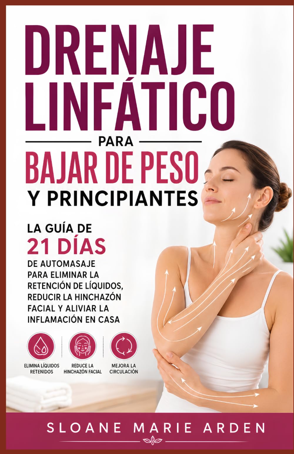 Drenaje Linfático para Bajar de Peso y Principiantes: La Guía de Automasaje de 21 Días para Eliminar la Retención de Líquidos, Reducir la Hinchazón Facial y Aliviar la Inflamación en Casa