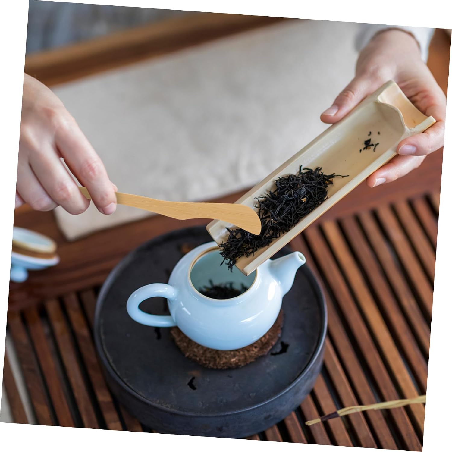 Bamboo Six-piece Chinese Tea Accessories Set for Home Office