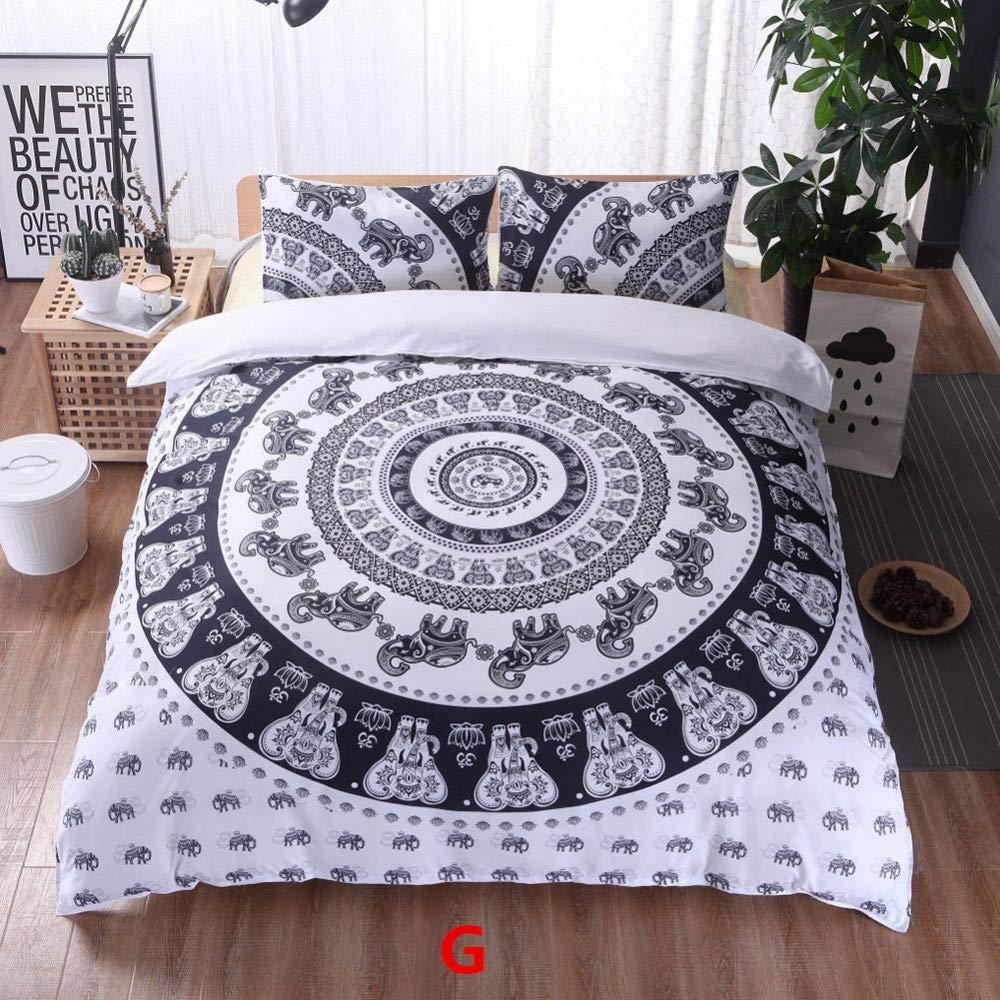 Juego de fundas nórdicas bohemias para crear un oasis de paz blanco en casa