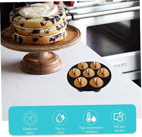 Miniatura 3 de KICHOUSE 1pc Silicone Cake Cup Silicone Gummy Molds Muffin Baking Cup Chocolate Chip Muffin Air Fryer Muffin Cup Silicone Chocolate Mold Round