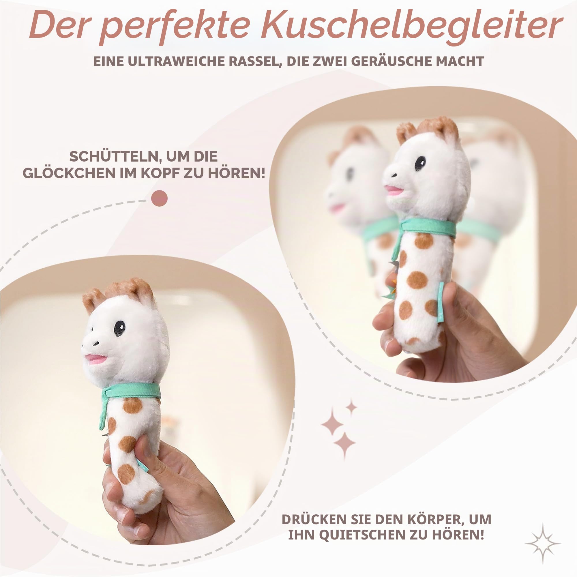 Sophie la Girafe - Geburts-Set + Quietsch-Rassel - Ab Geburt