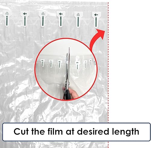 Miniatura 2 de Almohadas de aire para envío, bolsas de embalaje de aire transparente, burbujas de embalaje de plástico, bolsa de aire inflable, materiales de