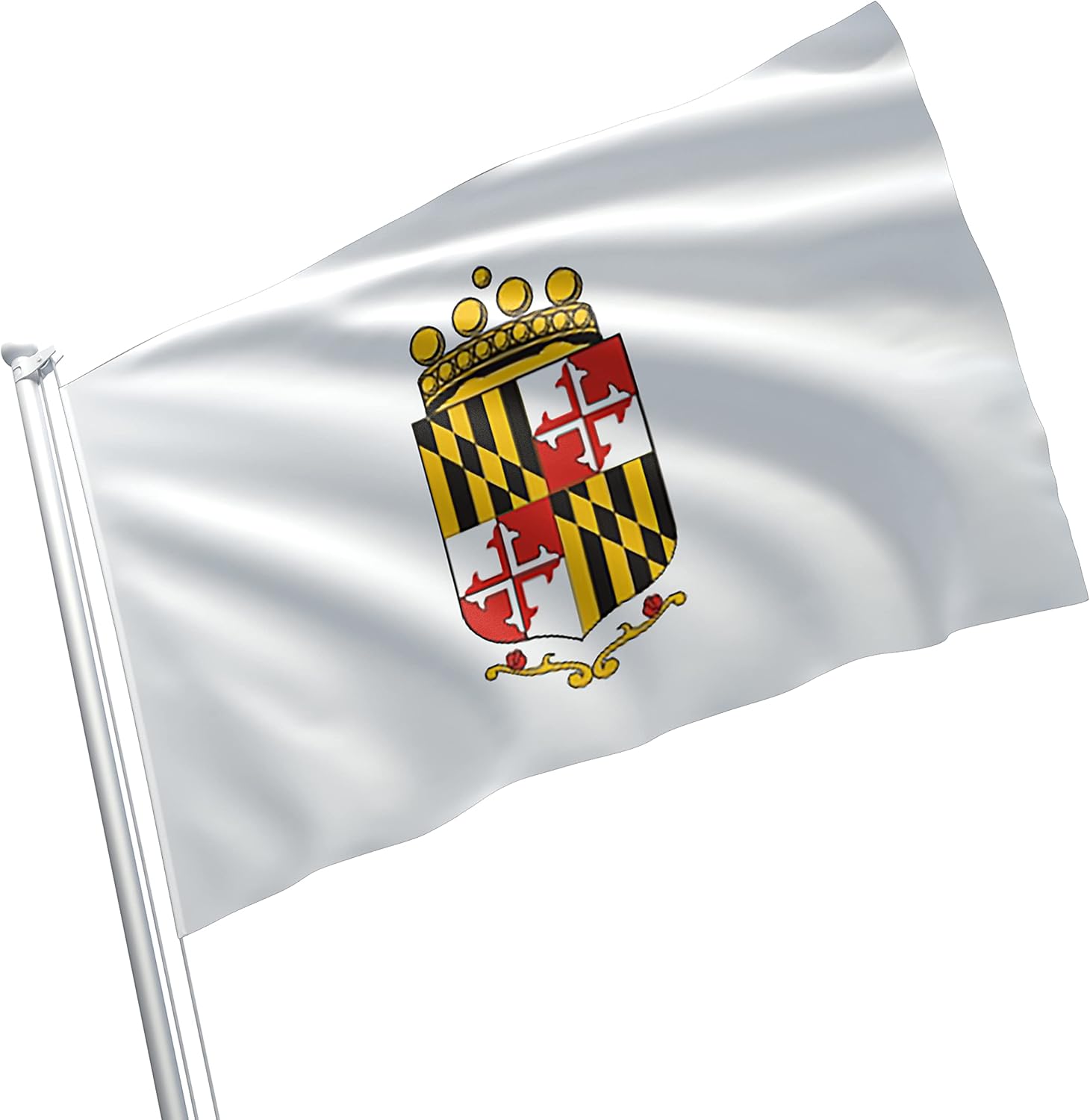 Annapolis, Maryland 3x5 feet Flag Banner Vivid Color Double Stitched Brass Grommets
