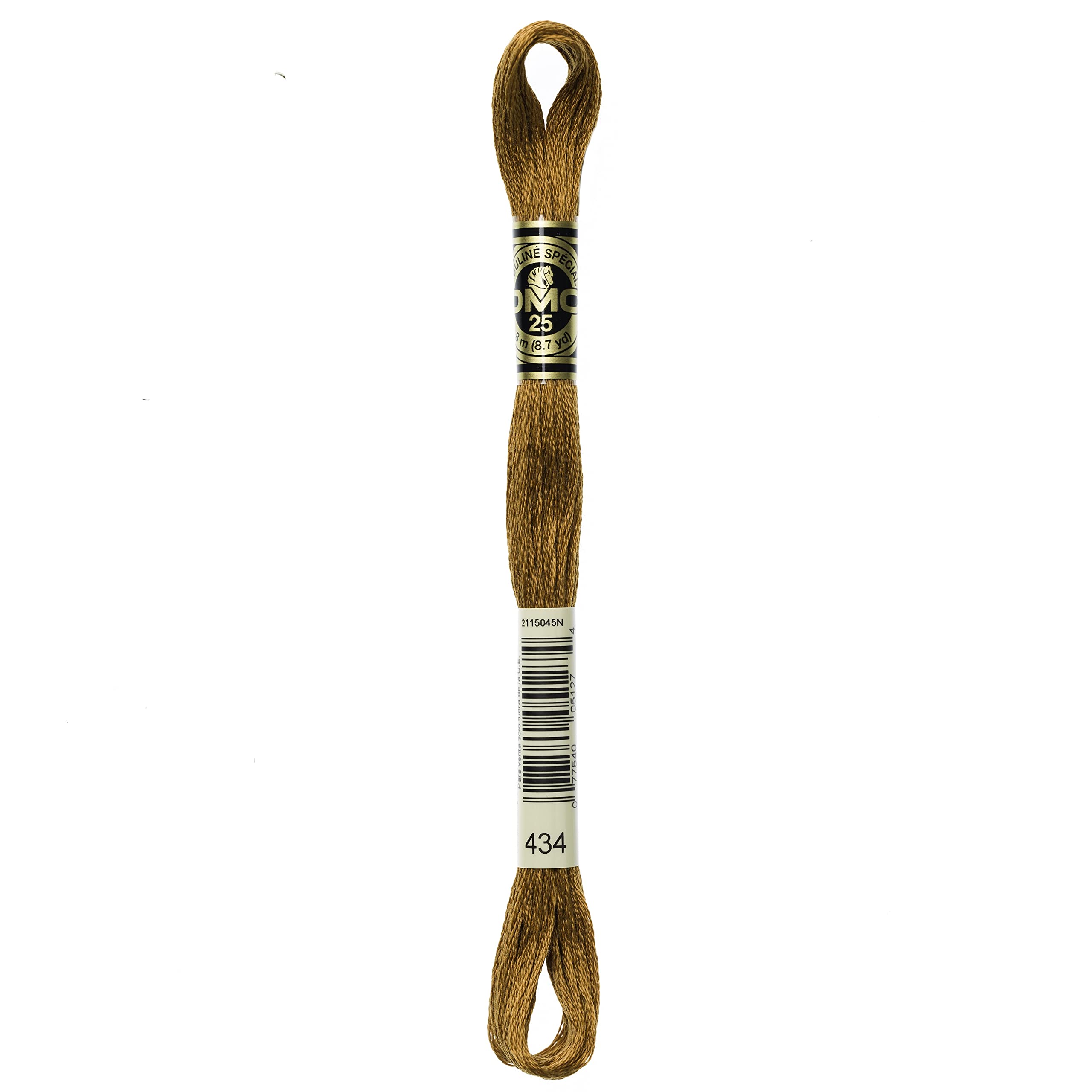 DMC 6-Strand Embroidery Cotton Floss, Light Brown