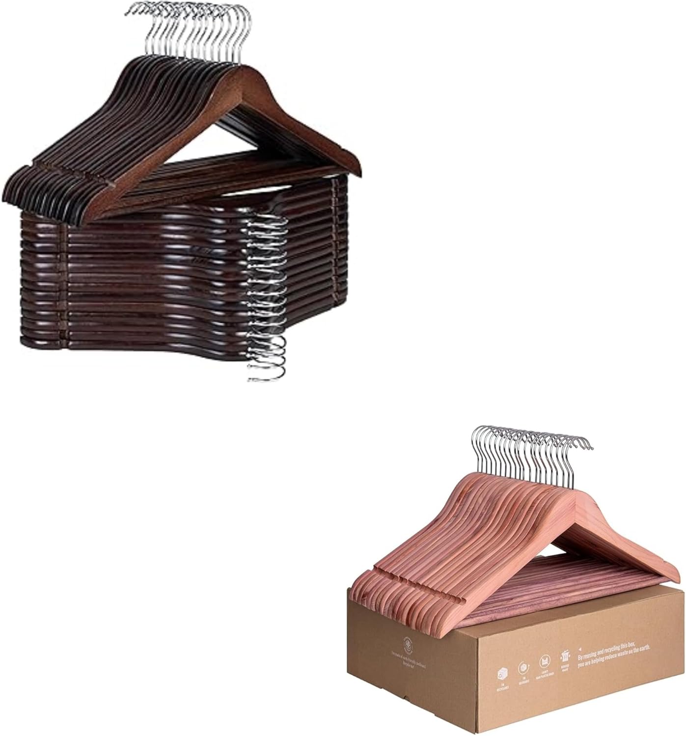 Wooden Coat Hanger with Coat Hanger