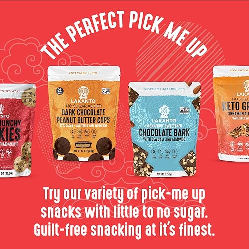 Vista 15 de Lakanto Nueces confitadas esmaltadas simples, sin azúcar añadido, endulzadas con fruta de monje, 3 carbohidratos netos, apto para dieta cetogénica