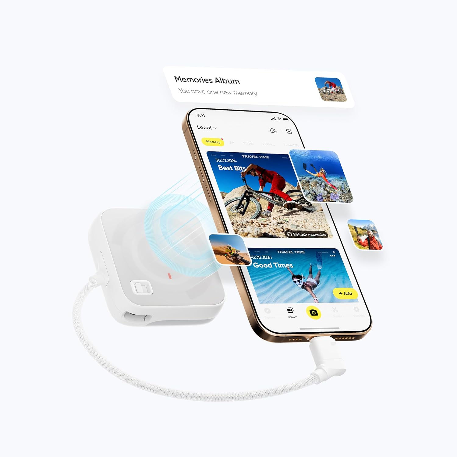 Insta360 2-in-1 Card Reader + Case