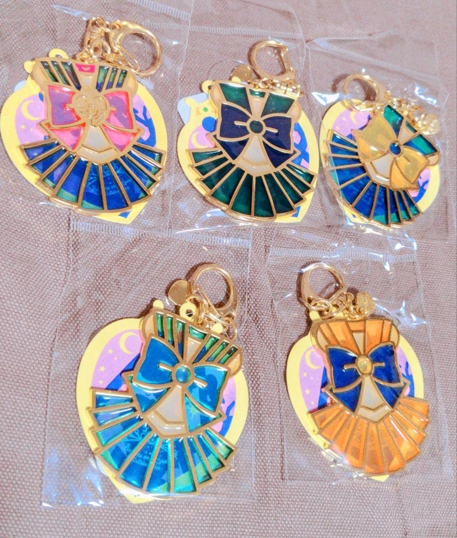 【未開封】美少女戦士セーラームーン ステンドグラスキーホルダー フルコンプセット 美少女戦士セーラームーン ステンドグラスキーホルダー 全5種類