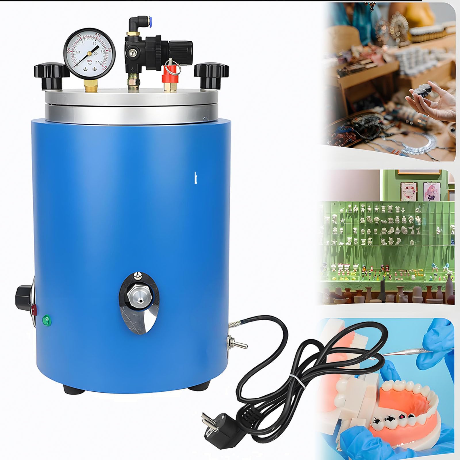350wmacchina for Lo Stampaggio a Iniezione di Cera, Temperatura Regolabile 30℃ -110 ℃ Macchina per Colata Cera,Macchina Modelli Iniezione Cera per Gioielli