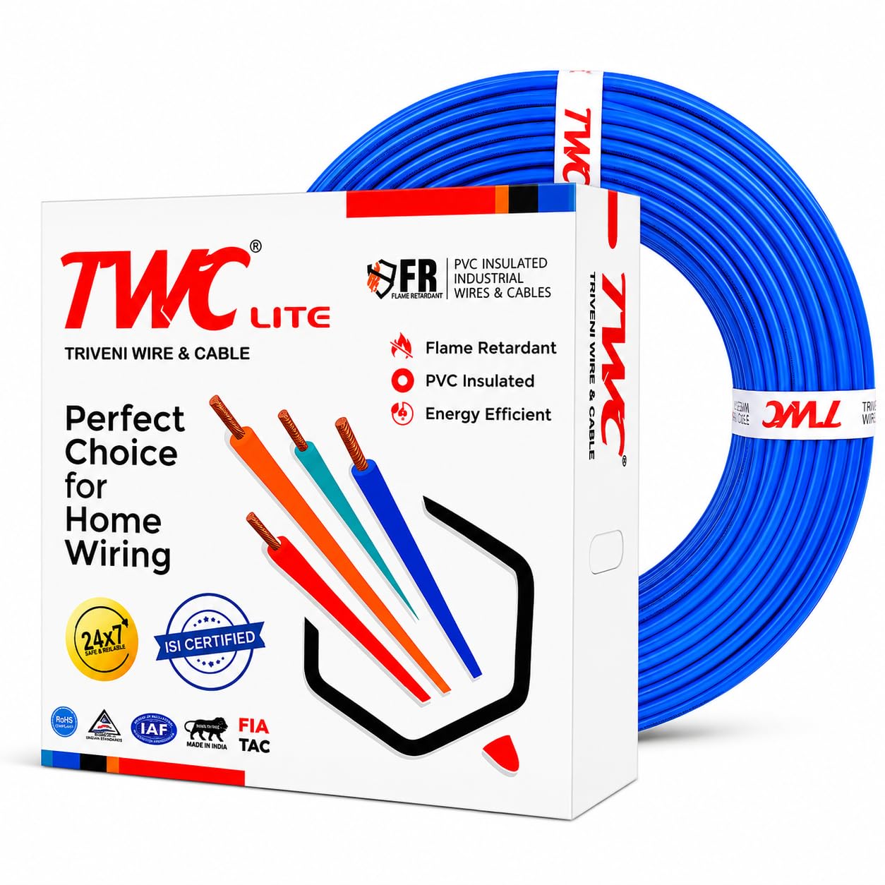 TWC Lite Copper Wire - 90M, Flame Retardant -14