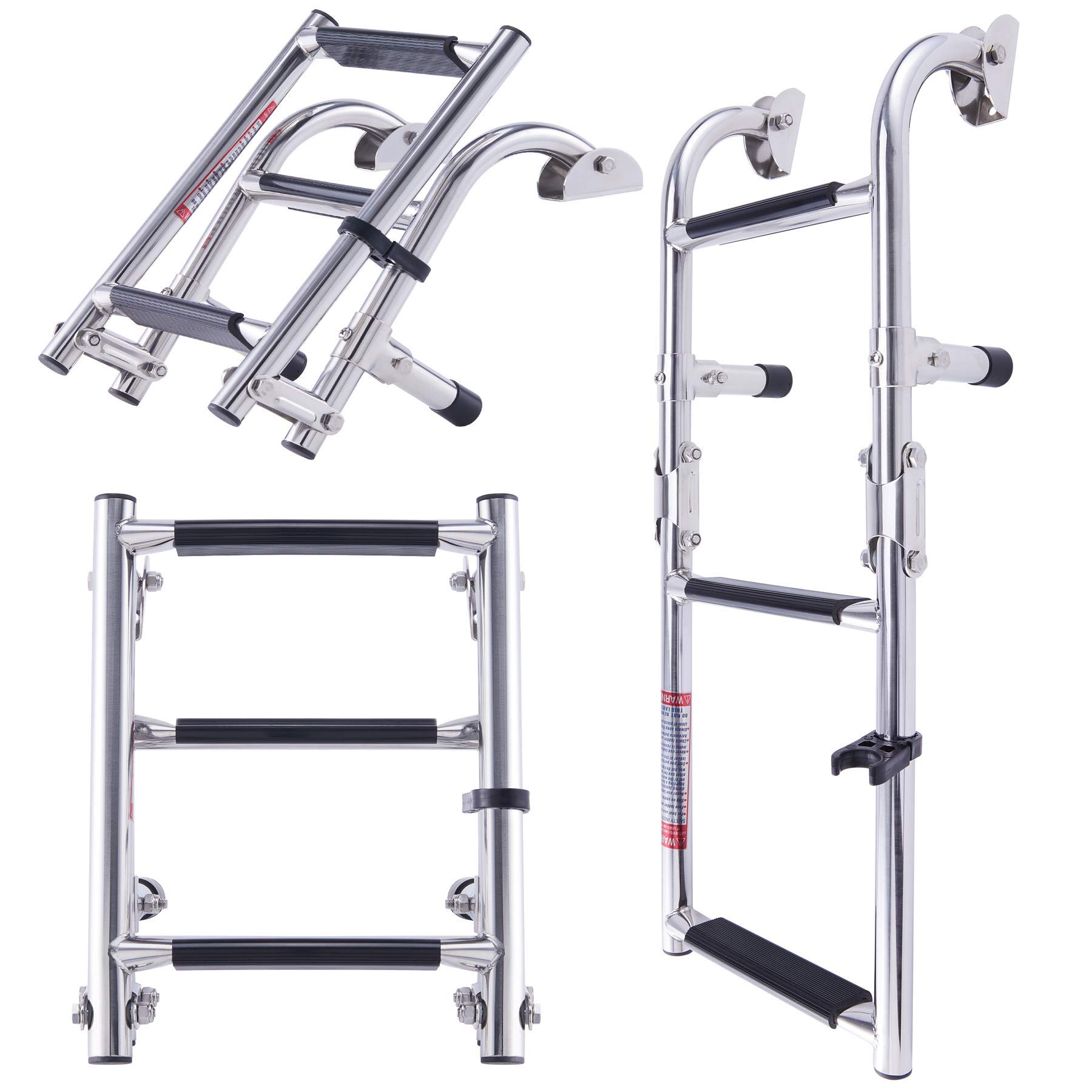 Pool Ladder Rung Spacing Co Z 3 Step Foldable Pool Ladder Folding Boat Ladder | Desertcart Sri Lanka