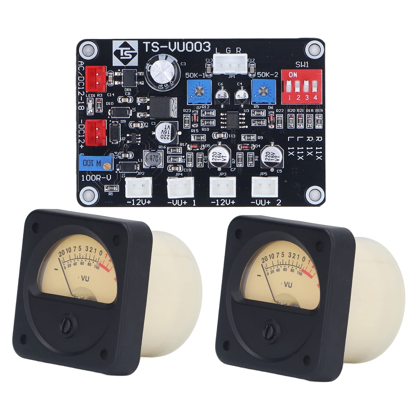Misuratore VU Meter TR-57 Con Retroilluminazione LED, Per Amplificatori E Impianti Audio Auto/casa, Fai Da Te - 5