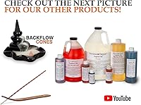 Vista 5 de Peach Fantasy - Varillas de incienso de carbón más exótico de 7 pulgadas. Aproximadamente 85 a 100 varillas por paquete, longitud de 7 pulgadas