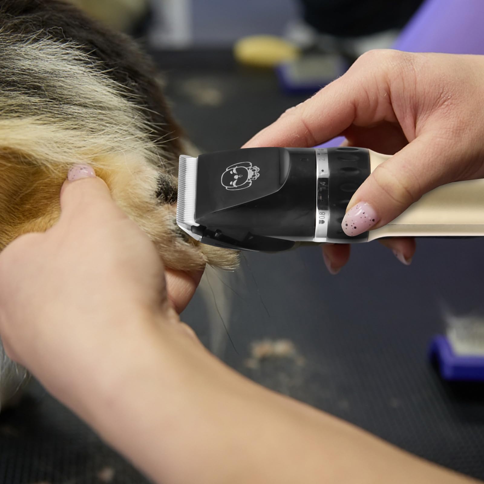 Tosatrice per Cani e Animali Domestici, Ricarica USB 2000mah, Rossa
