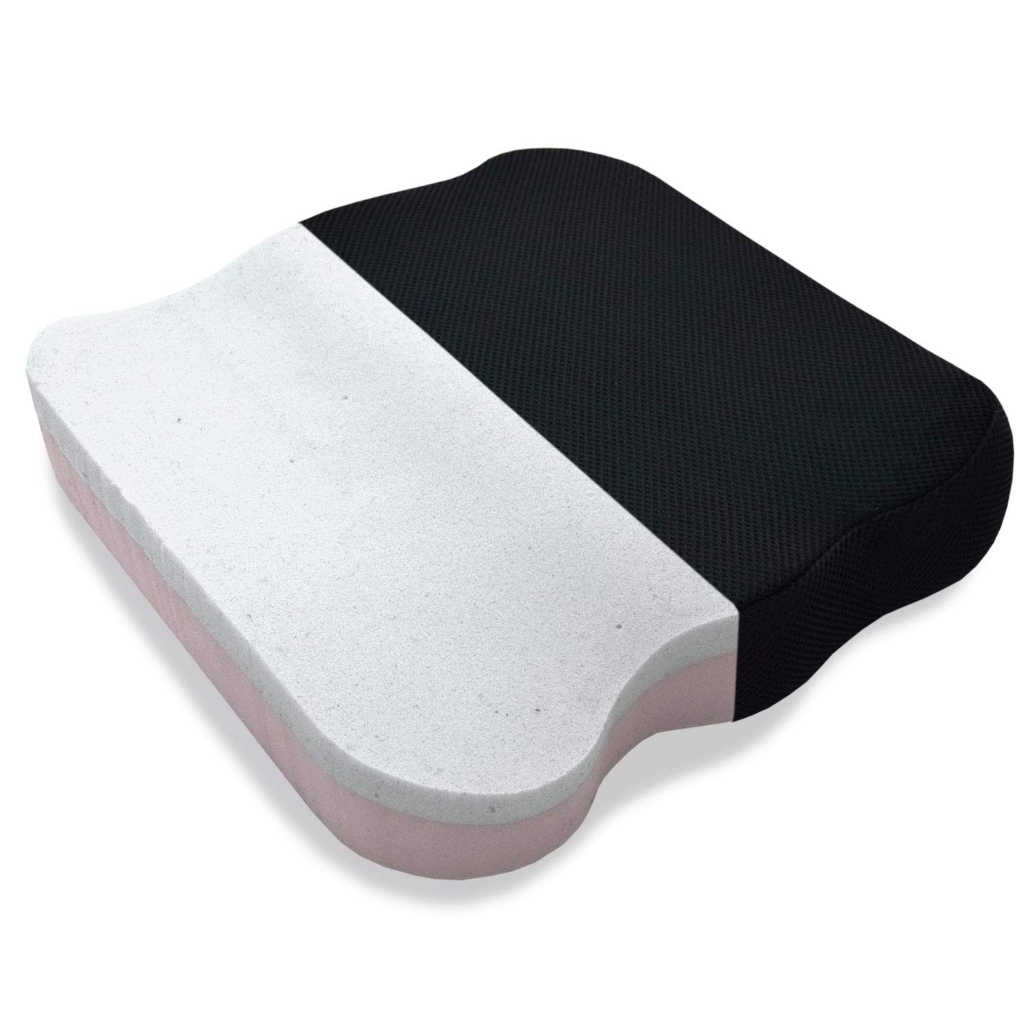 Beobeu G1 Coussin Siège Mémoire De Forme Ergonomique Ventilé Pour Coccyx - Bureau, Voiture, Fauteuil Roulant