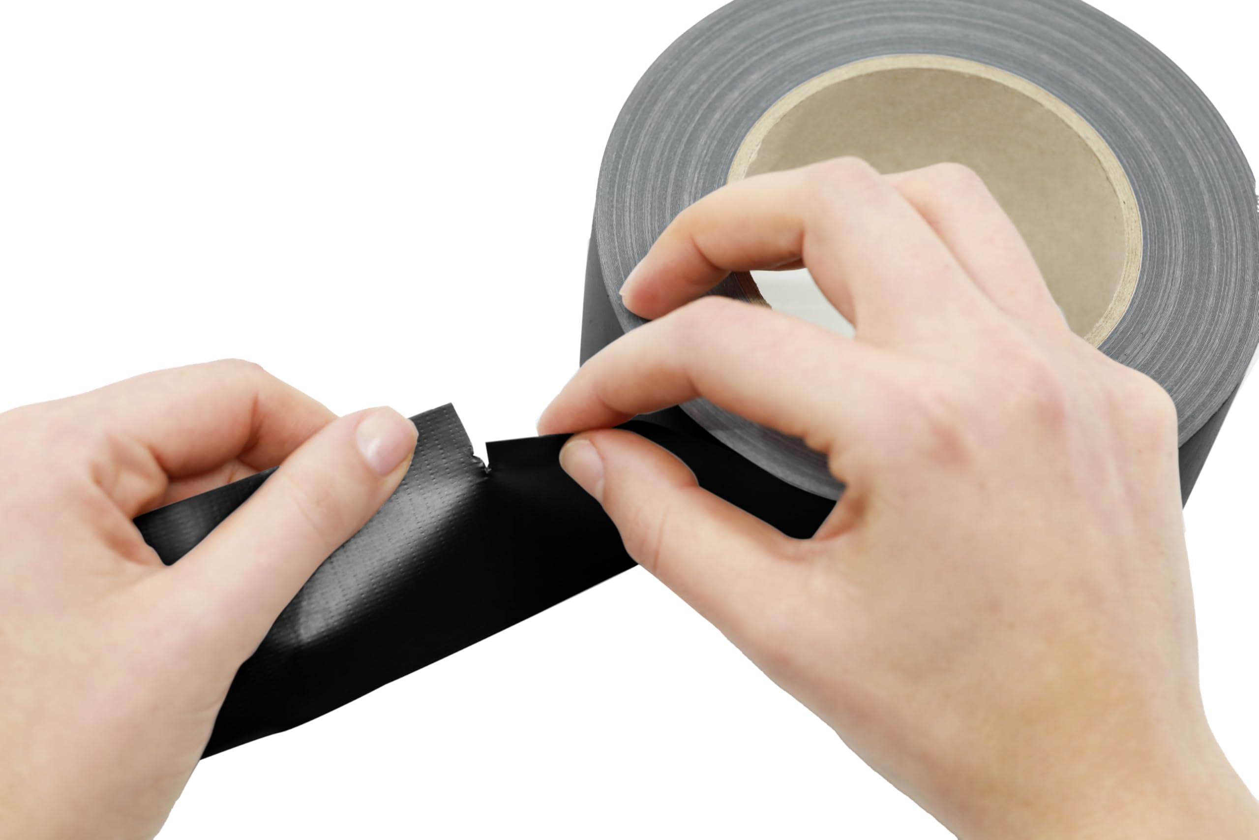 Panzerband | Gewebeklebeband stark | Wasserfestes klebeband für Innen und außen | gewebeverstärktes Reparaturband zum Abdichten, Fixieren, Befestigen (36, Schwarz, 50mm x 50m)