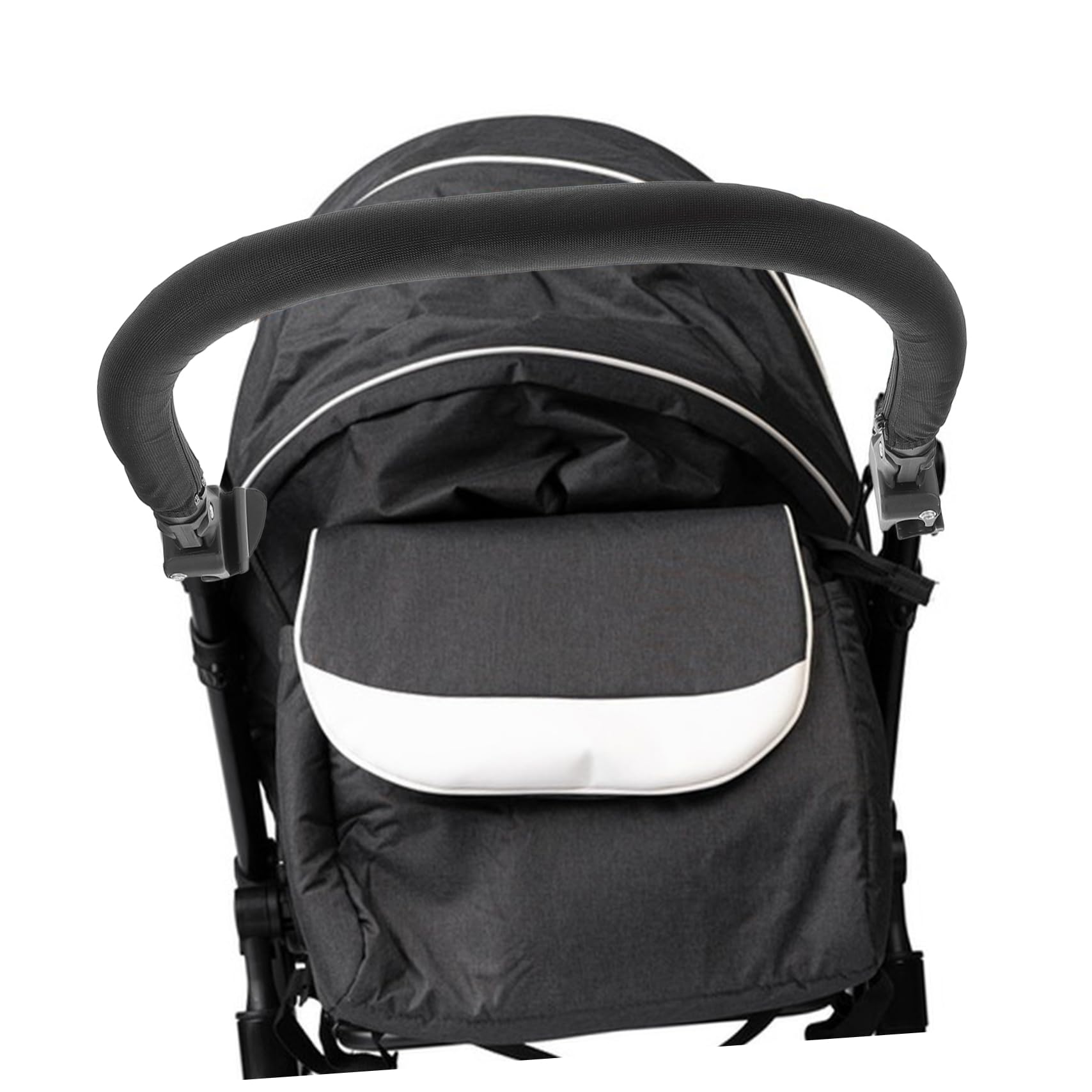 Kinderwagen Querstange als Armlehne und Griffverlängerung aus Metall