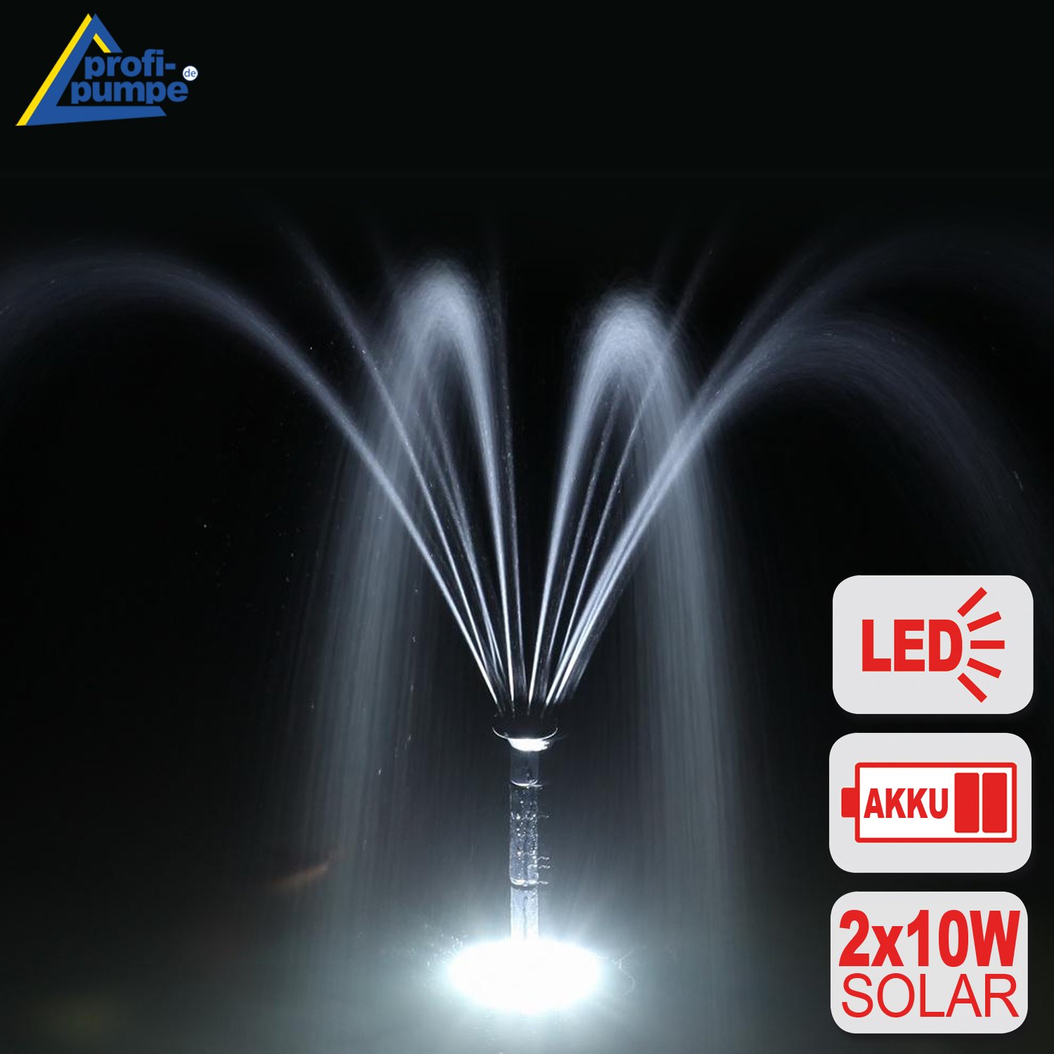 POMPA ACQUA AD ENERGIA SOLARE - FONTANA AD ENERGIA SOLARE Oasis 2002-1 - POMPA ACQUA SOLARE per stagno - POMPA SOLARE PER LAGHETTO - PANNELLO SOLARE per fontana a cascata
