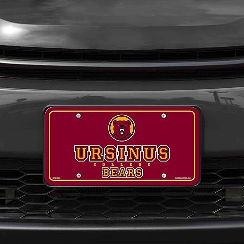 Miniatura 97 de NCAA etiqueta de metal para auto, negro