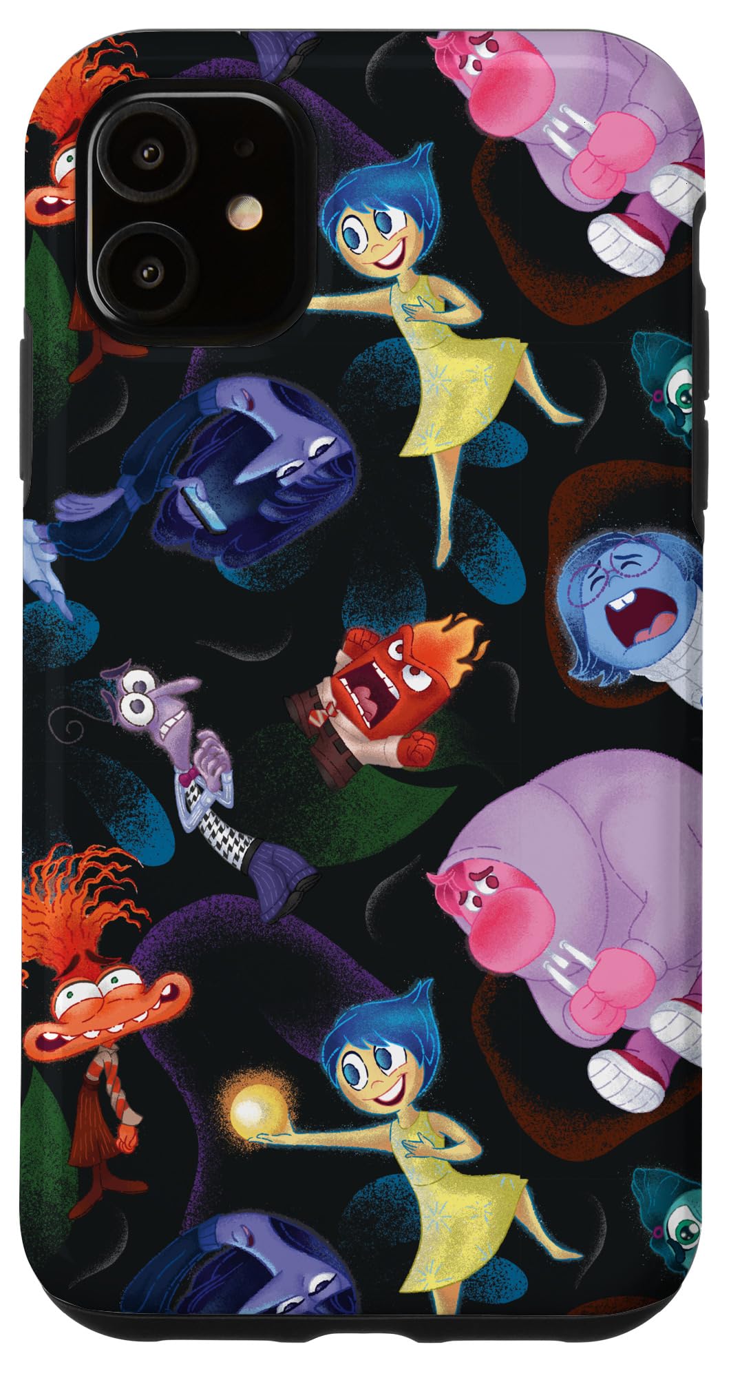 Disney and Pixar’s Inside Out 2 Painterly Emotions Case for iPhone 11, Black