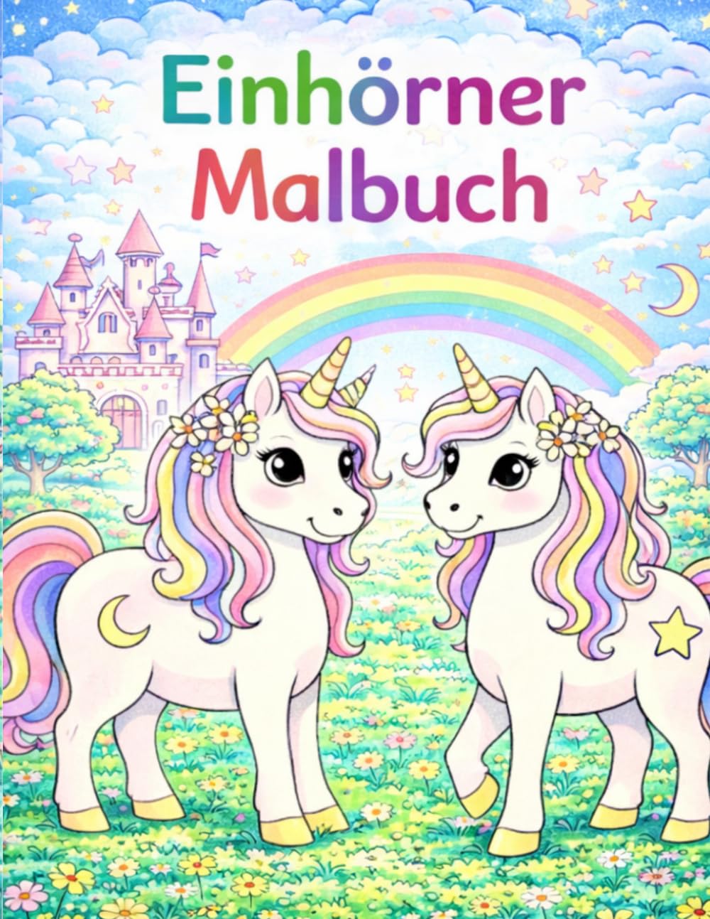 Einhörner-Malbuch