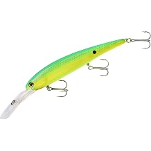 Bandit Lures 4 3/4-Inch Slender Minnow Jerkbait Trolls Up to 27 Feet Deep, Universal Color Patterns, 1 Piece