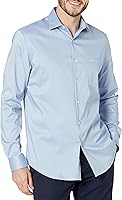 Vista 20 de Van Heusen Camisa de vestir para hombre, ajuste regular, cuello flexible, elástica, sin arrugas
