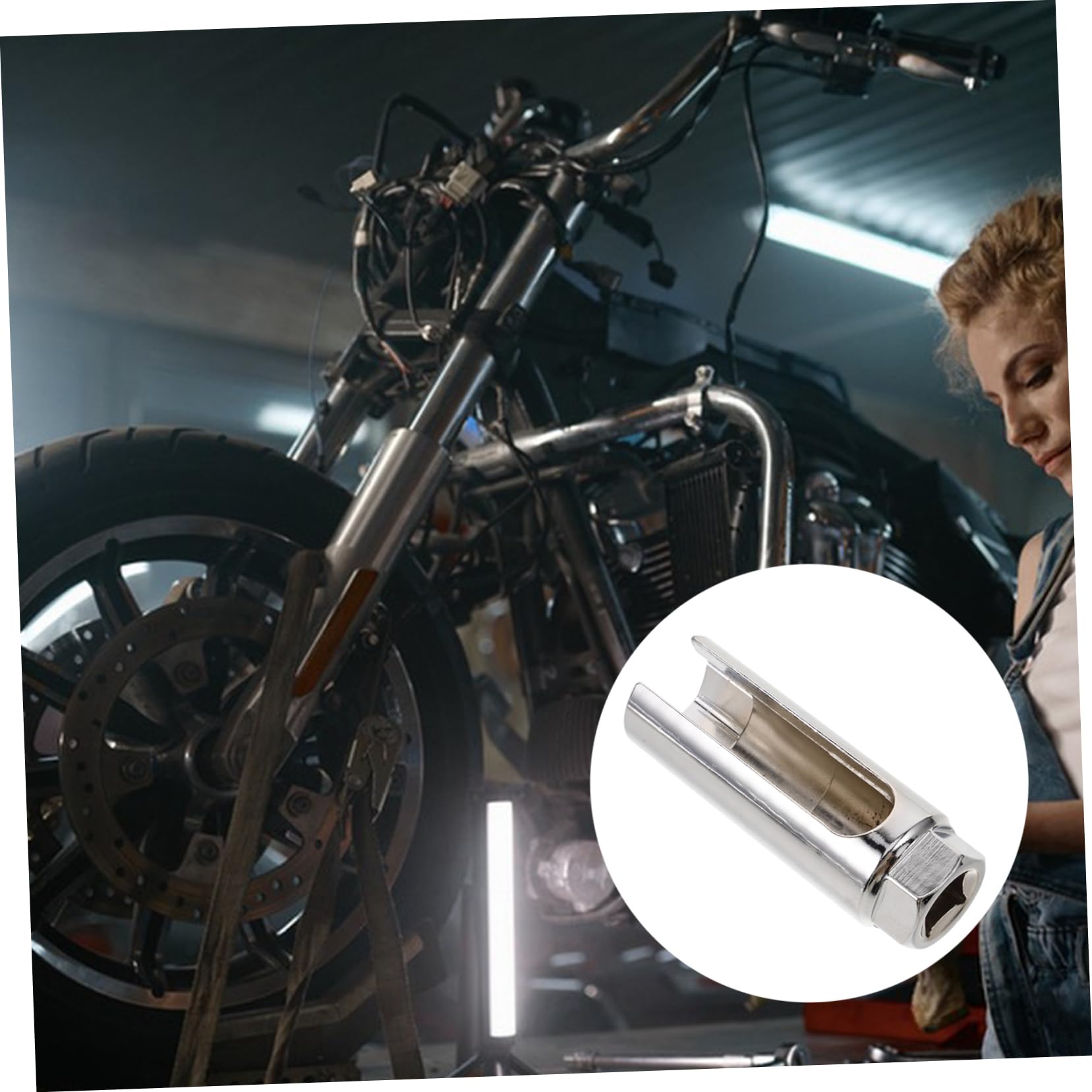 GRIRIW Car Sensor Socket Remover Tool Efficient Disassembly Tool for Automotive Repairs Versatile Easy Use Design for Mechanics for Quick Repairs Compatible Various Vehicles