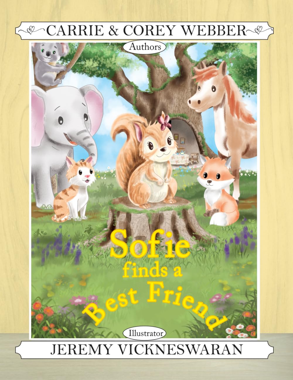 Sofie Finds a Best Friend: 8 1/2 x 11, Color, Premium Paper, Softcover, Perseverance and Friendship