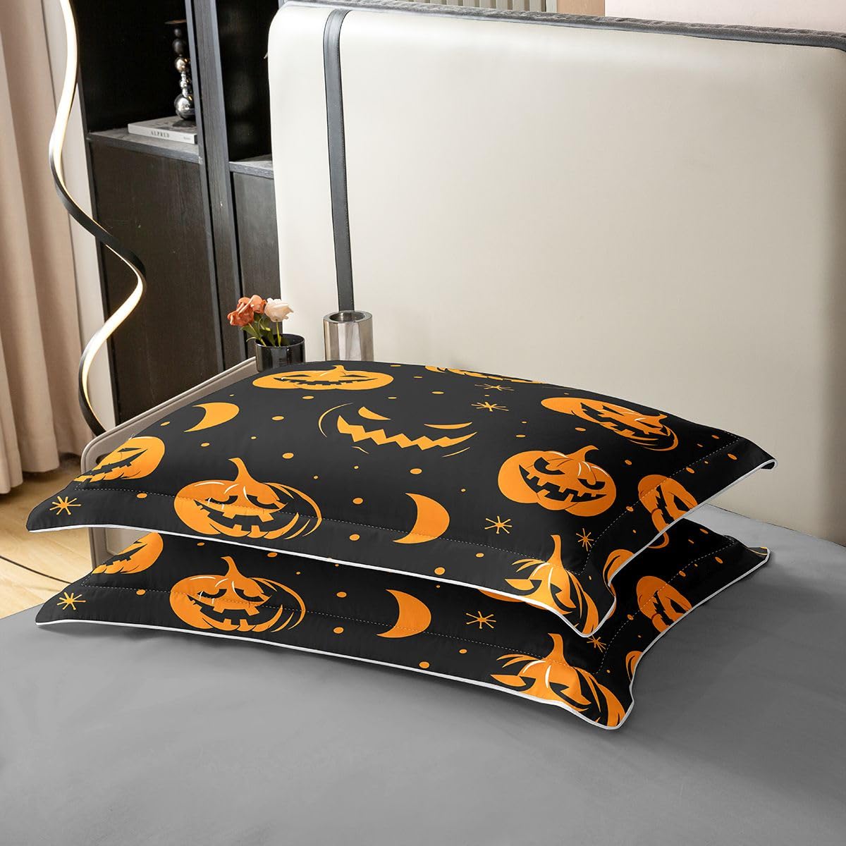 Homemissing Fröhlich Halloween Bettwäsche Set 200x200cm Baumwolle