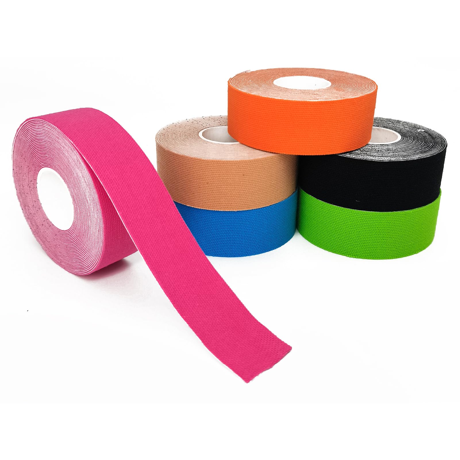 6 Rolls Kinesiology Tape Physio Athletic Tape Elastic Sports Tape Muscles Tape for Knee Ankle Shoulde Elbow Neck 1