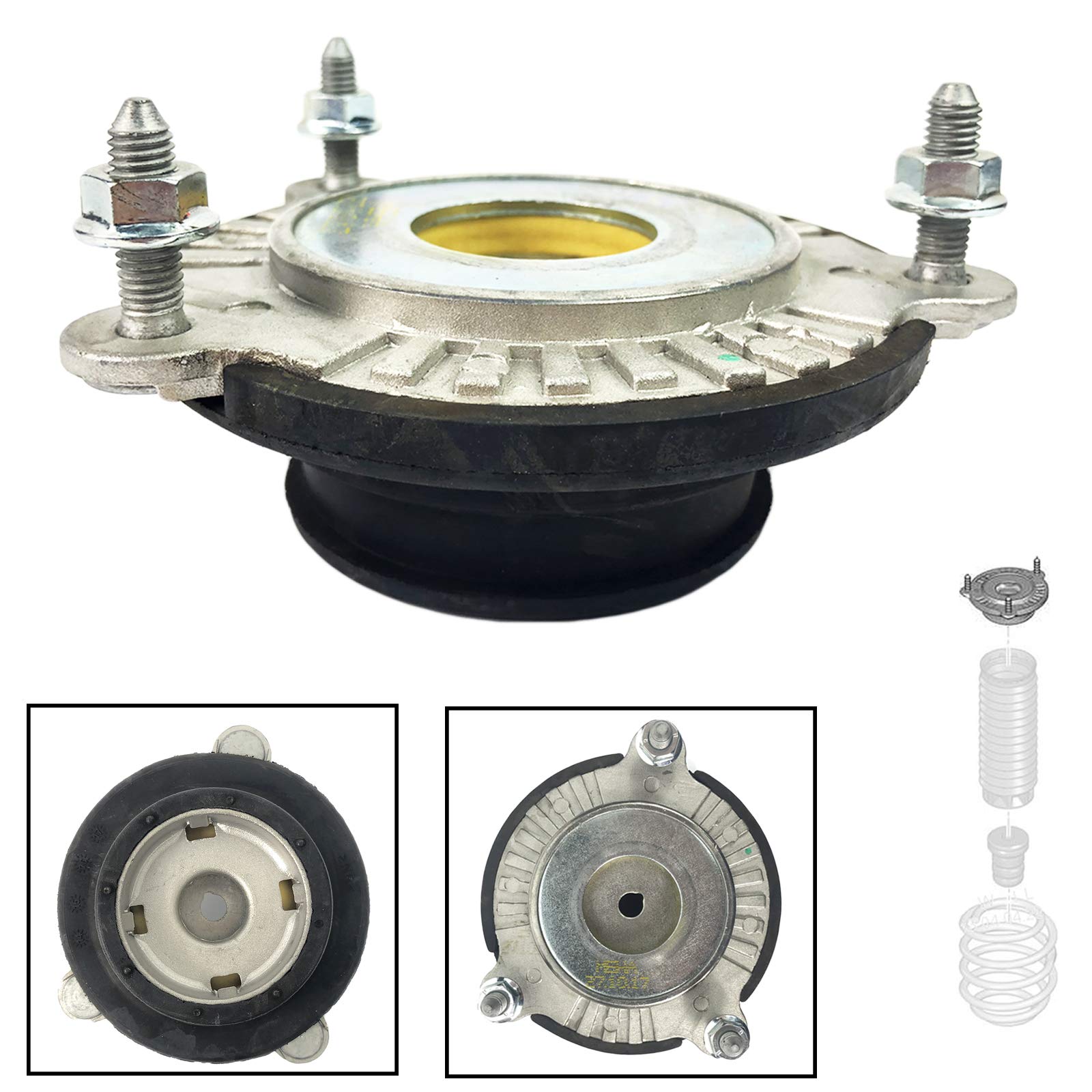 1 X  Front  Axle Left | Right Suspension  Strut  Support Mounting, Rolling Bearing, 5038.E5, 5038.E6