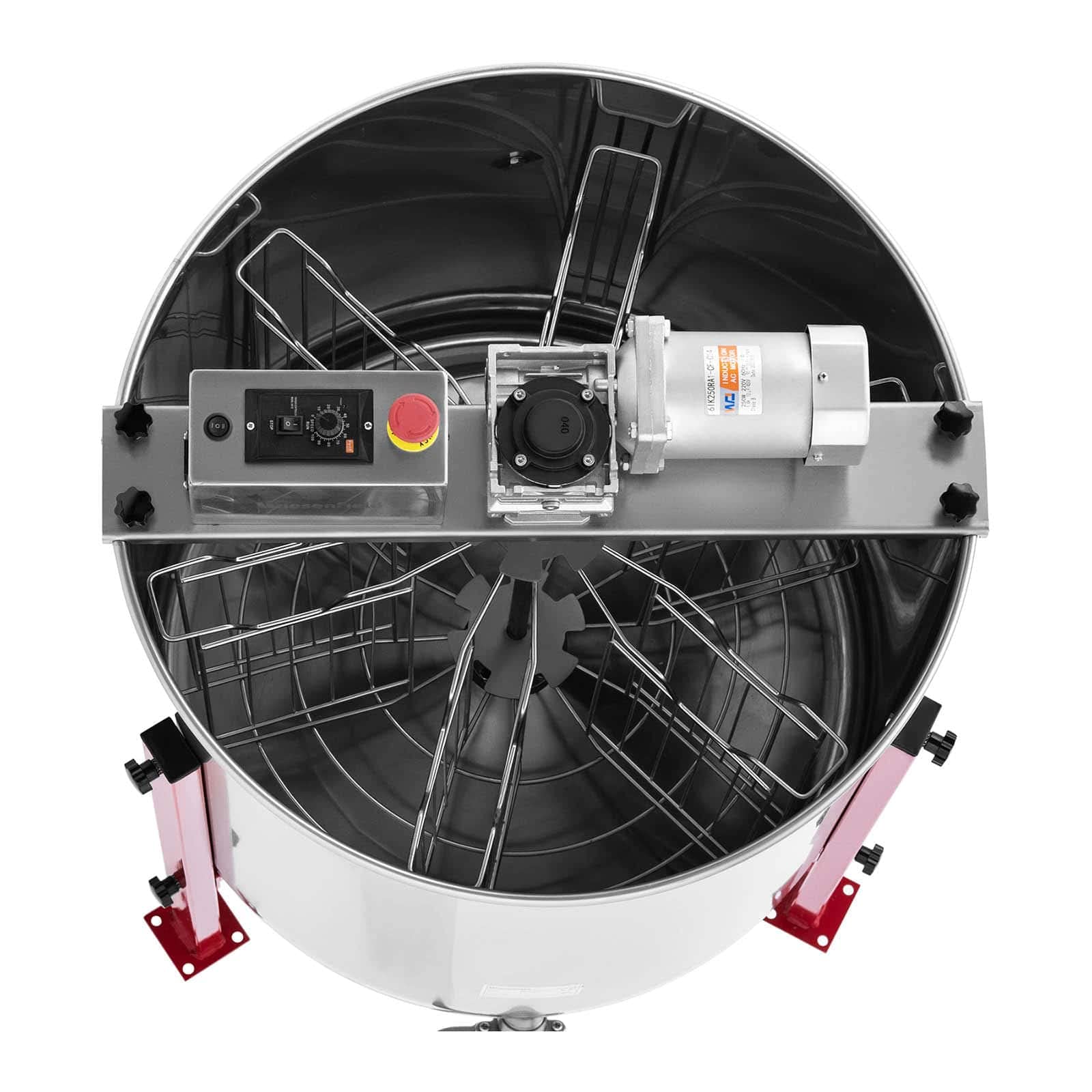 WIE-BK-58 Honigschleuder diagonal elektrisch 6 Waben Honigschleuder Honigschleuder Edelstahl Honigschleuder Honigschleuder elektrisch