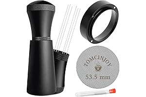 Espresso Distribution Tool 54mm - WDT Tools Espresso Puck Screen & Coffee...