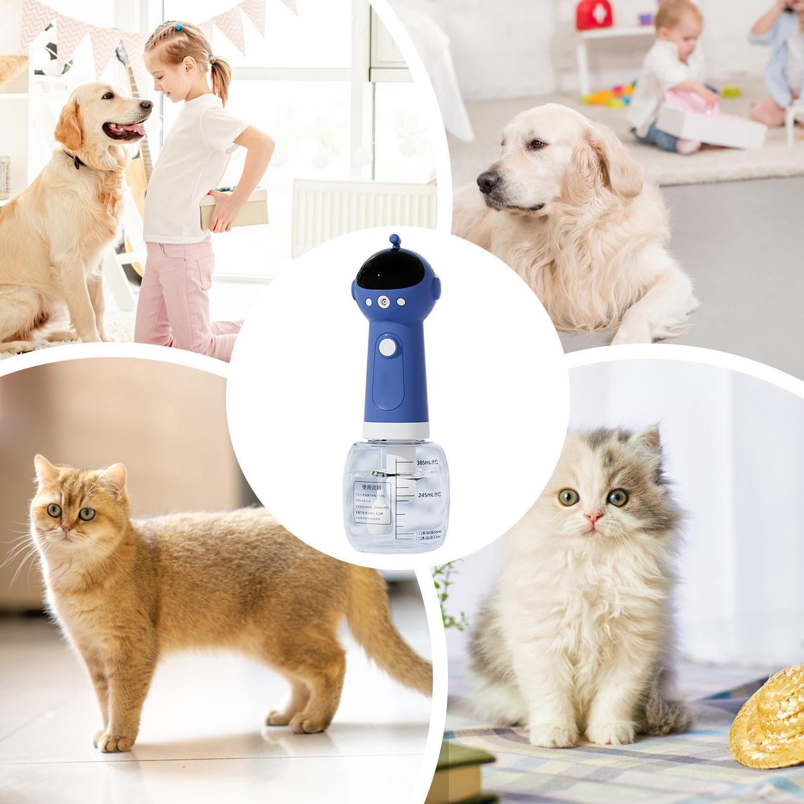 Hundeseifen Sprüher - 20x10 cm Shampoo Aufschäumer, Waschflasche Für Draußen Haus Salon, Katze Waschbecken, Bad Fellpflege, Dusche Kompakt Verstellbare & Düse Tragbares Reinigungsgerät