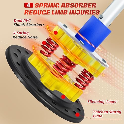 Miniatura 3 de Heavy Freestanding Punching Bag for Adult, Standing Boxing Bag with 12OZ Pro Boxing Gloves and Wrapped Gloves, Kickboxing Bag with Suction Cup Base,