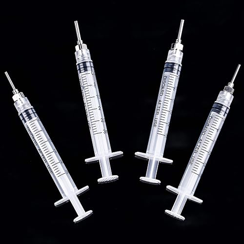 Miniatura 5 de Paquete de 20 jeringa de plástico Luer Lock con medición, sin aguja (3 ml)