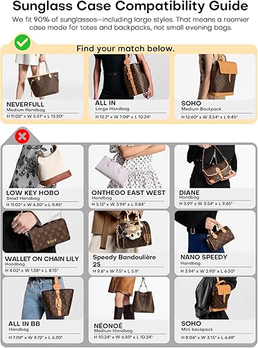 Miniatura 3 de Sunglasses Travel Case Organizer Hangable for Men Women, Eyeglasses Foldable Storage Organizer