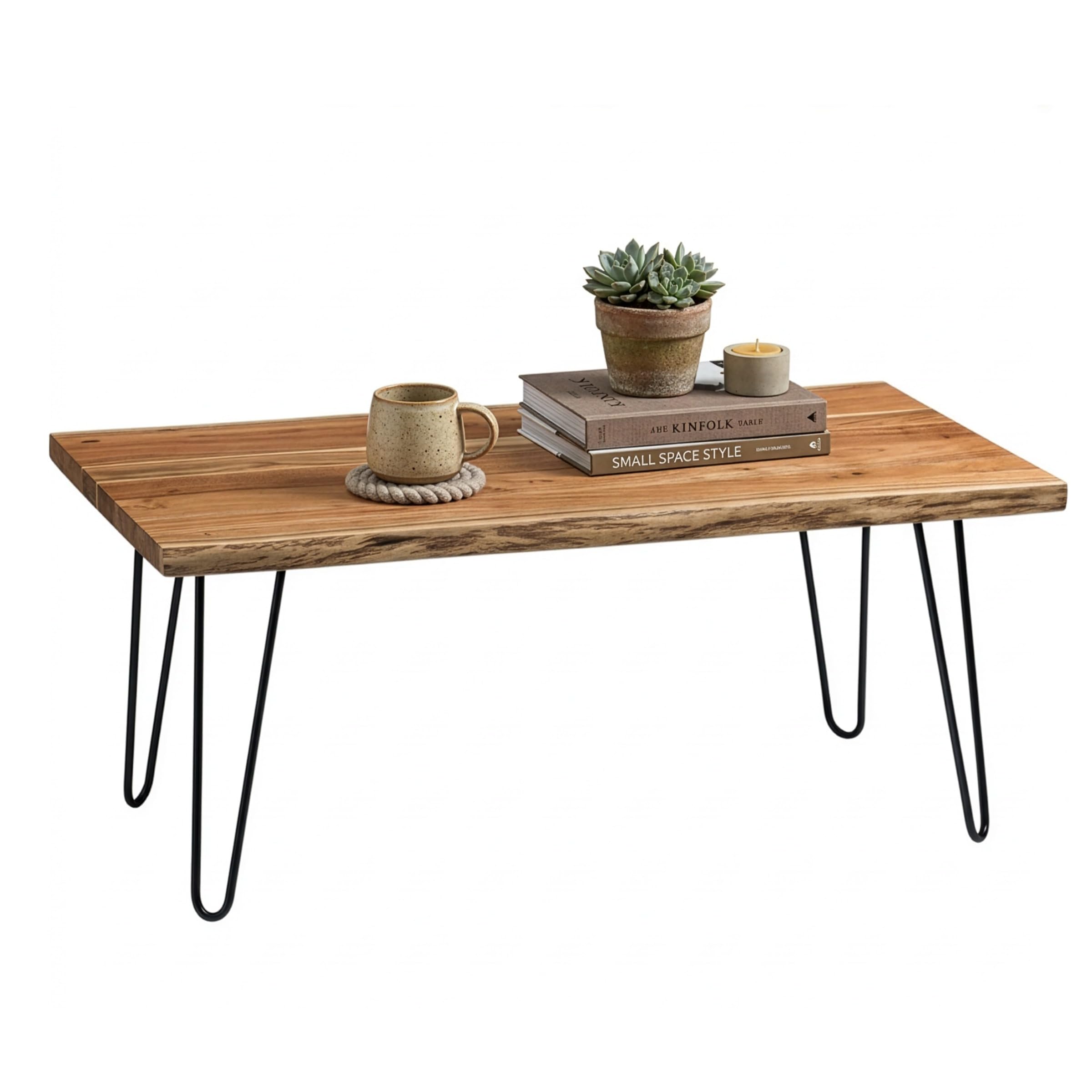 Amazon.com: Alaterre Furniture Live Edge Wood Coffee Table with