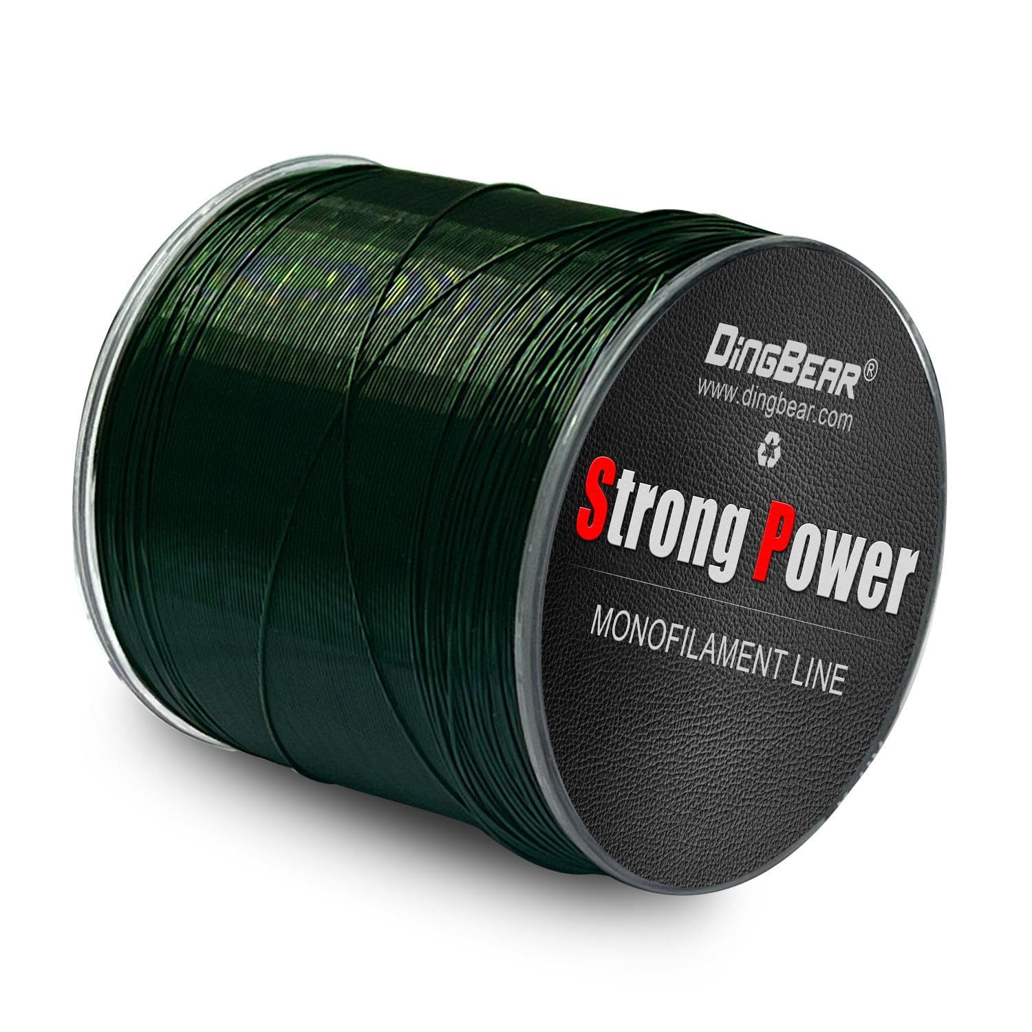 Dingbear Ligne de Pêche en Nylon 200/500/1000M, Monofilament, Fil à Forte Tension, 4 Couleurs, 5-35lb