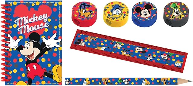 amscan 9903181 Stationary Set with Mickey Mouse Design-16 Pcs