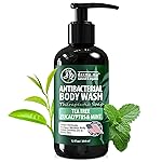 Derma-Nu Therapeutic Antibacterial Soap & Tea Tree Body Wash - For Jock Itch, Athletes Foot, Eczema & Back Acne -For Men and Women Safe for All Skin Types - 12 oz